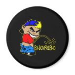 Black Cartoon Boy Piss Ex Boyfriend Magnet