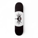 Black cartoon spider skateboard