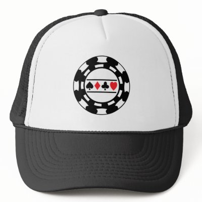 Black Casino Chip Hat by Logo_Loco