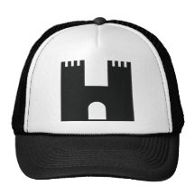 black castle mesh hats
