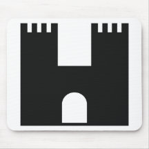 black castle mouse pad
