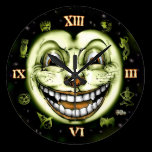 Black Cat 13 Clock Vintage Halloween Wall Clock wall clocks