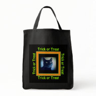 Black Cat 2 Trick or Treat Bag bag