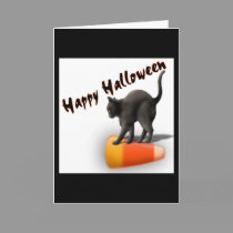 Black Cat and Candy Corn cards by sharpcreations Black Cat and Candy Corn cards