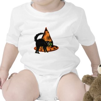 Black Cat and Witches Hat shirt