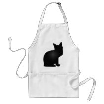 black cat apron