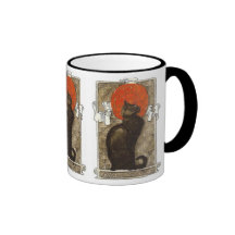 Black Cat - Art Nouveau - Theophile Steinland Mugs