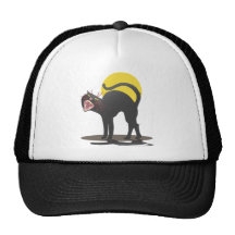 Black Cat Attack Trucker Hat