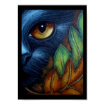 BLACK CAT - AUTUMN LEAVES Poster BLACK CAT - AUTUMN LEAVES Poster