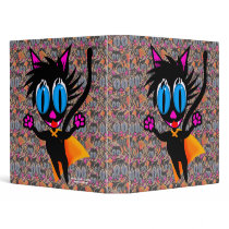 Black Cat...Away Art Binder