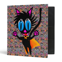 Black Cat...Away Art Binder