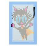 Black Cat Away Blank Stationery