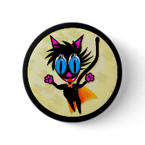 Black Cat...Away! Buttons