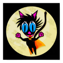 Black Cat...Away! Poster