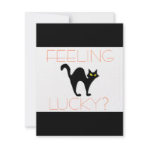 Black Cat Bad Luck Invitation