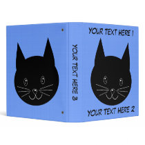 Black Cat 3 Ring Binders