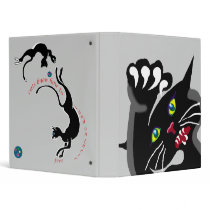 Black cat binders by Annaart Black cat binders
