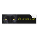 Black Cat Bumper Sticker Black Cat Bumper Sticker