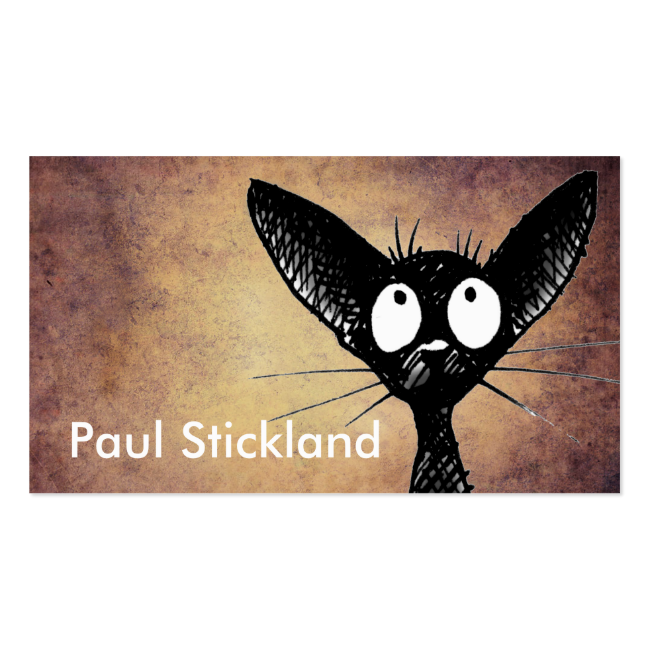 Black Cat Business Card Black Cat Business Card