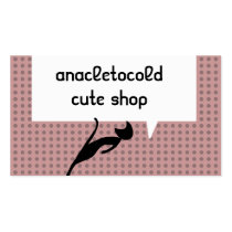 black cat business cards