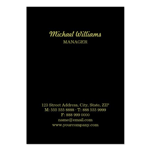Black Cat business cards (back side)