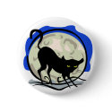 Black Cat Button button