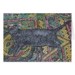 black cat greeting cards