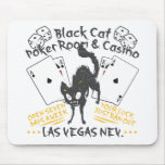 Black Cat Casino Mouse Pad
