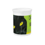 Black Cat Chocolate, Dark and Rich Drink Pitcher