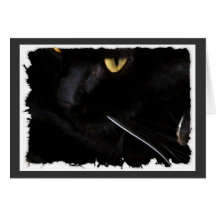 Black Cat Costume Greeting Cards