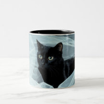 Black Cat Cup Coffee Mug
