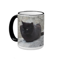 Black Cat custom mug - choose style & color