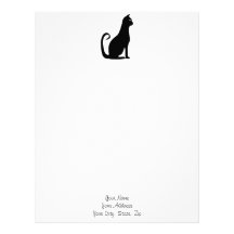 Black Cat Design Letterhead