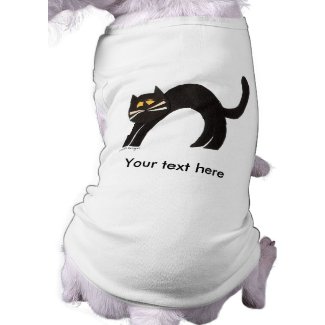Black Cat petshirt