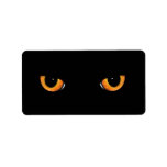 Black Cat Eyes Address Labels