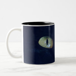 Black Cat Face Mug mug