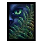 BLACK CAT & FERNS Poster BLACK CAT & FERNS Poster