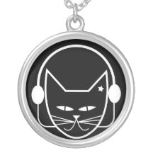 Black Cat FM Necklace