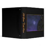 Black Cat / Full Moon Binder w/ your text