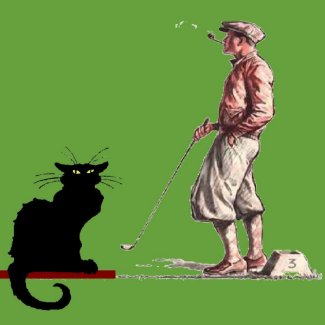 Black Cat Golf magnet