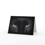 Black Cat Greeting Card Black Cat Greeting Card