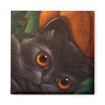 BLACK CAT HALLOWEEN Magnet