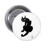 BLACK CAT HALLOWEEN PARTY PINS