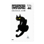 BLACK CAT HALLOWEEN PARTY postage
