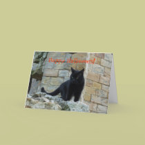 Black Cat - Happy Halloween cards