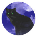 black cat, Happy Halloween sticker, template by DesignsbyLisa black cat, Happy Halloween sticker, template