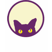 BLACK CAT HEAD t-shirts