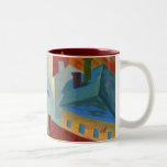 black cat in the city mugs