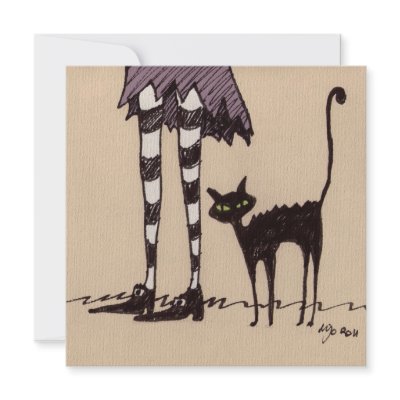 Black Cat invitations