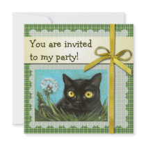 Black cat custom invite